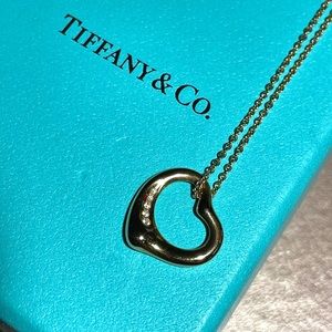 Tiffany Elsa Peretti Open Heart Pendant